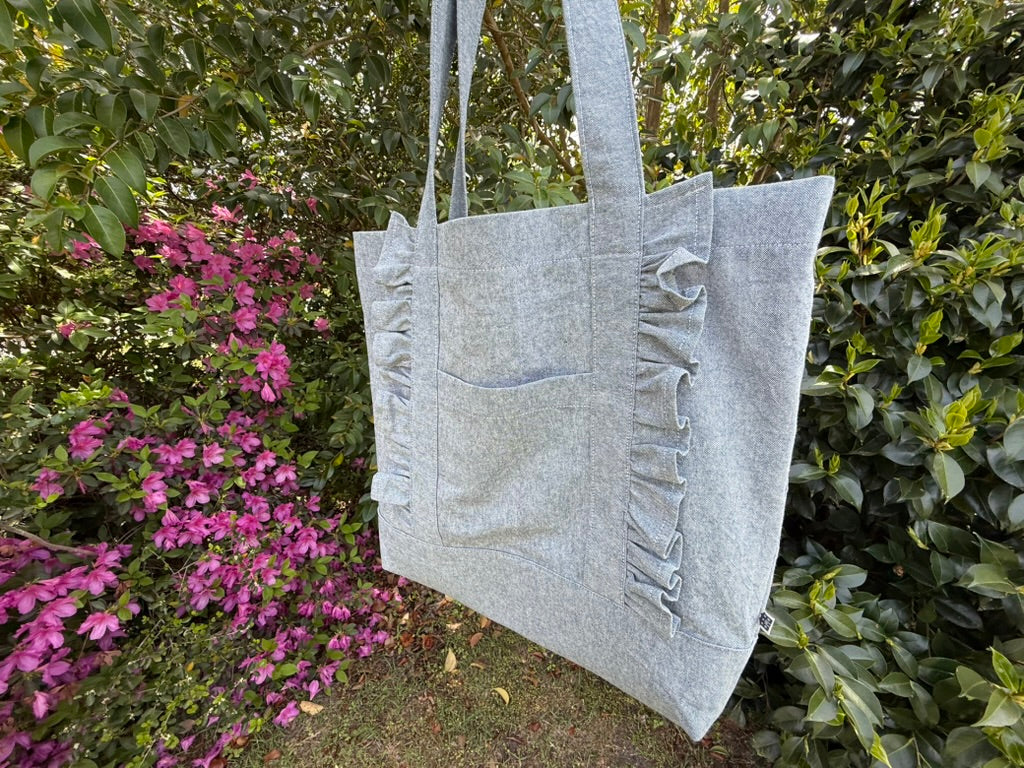 Savannah Ruffle Tote